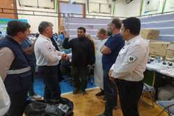 بازدید رییس اورژانس فارس از اردوگاه جهادی شهید سید هاشم حسینی