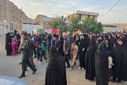 مراسم استقبال از شهید گمنام -شهرستان ارسنجان 