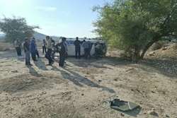  واژگونی خودروی پراید در شهرستان قیروکارزین با دو مصدوم