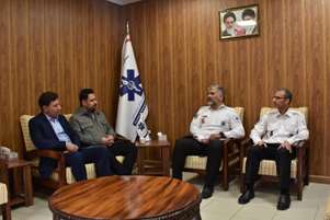 نشست مدیر مرکز مدیریت فوریتهای پزشکی دانشگاه با رؤسای شبکه بهداشت و درمان سروستان