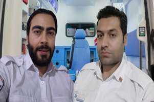 بازگشت به زندگی مادر خانواده توسط تکنسین‌ های اورژانس ۱۱۵ سپیدان