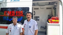 توانمندی و کار آمدی کارشناسان اورژانس ۱۱۵ آباده در بازگشت به زندگی پدر یک خانواده