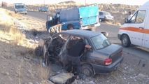 دو فوتی و سه مصدوم در حادثه ترافیکی در محور سرچهان-قادرآباد